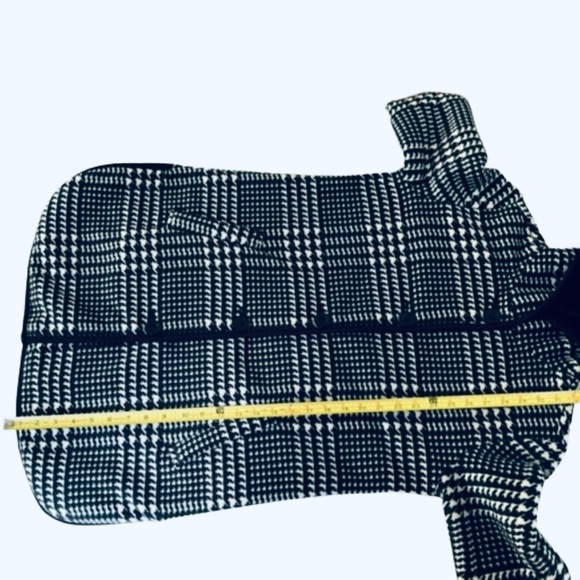 Ike Behar Hooded Jacket, Size S, Black & White - Picture 11 of 11